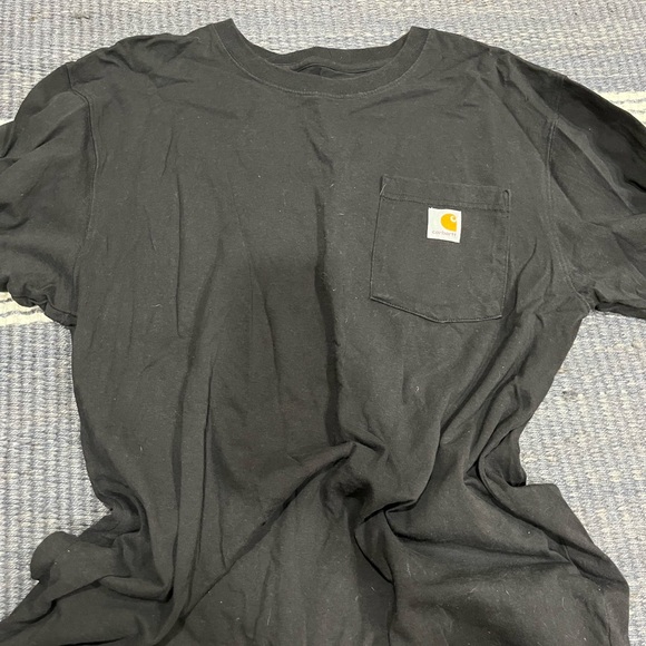 Carhartt Black Pocket T-Shirt - Picture 1 of 2